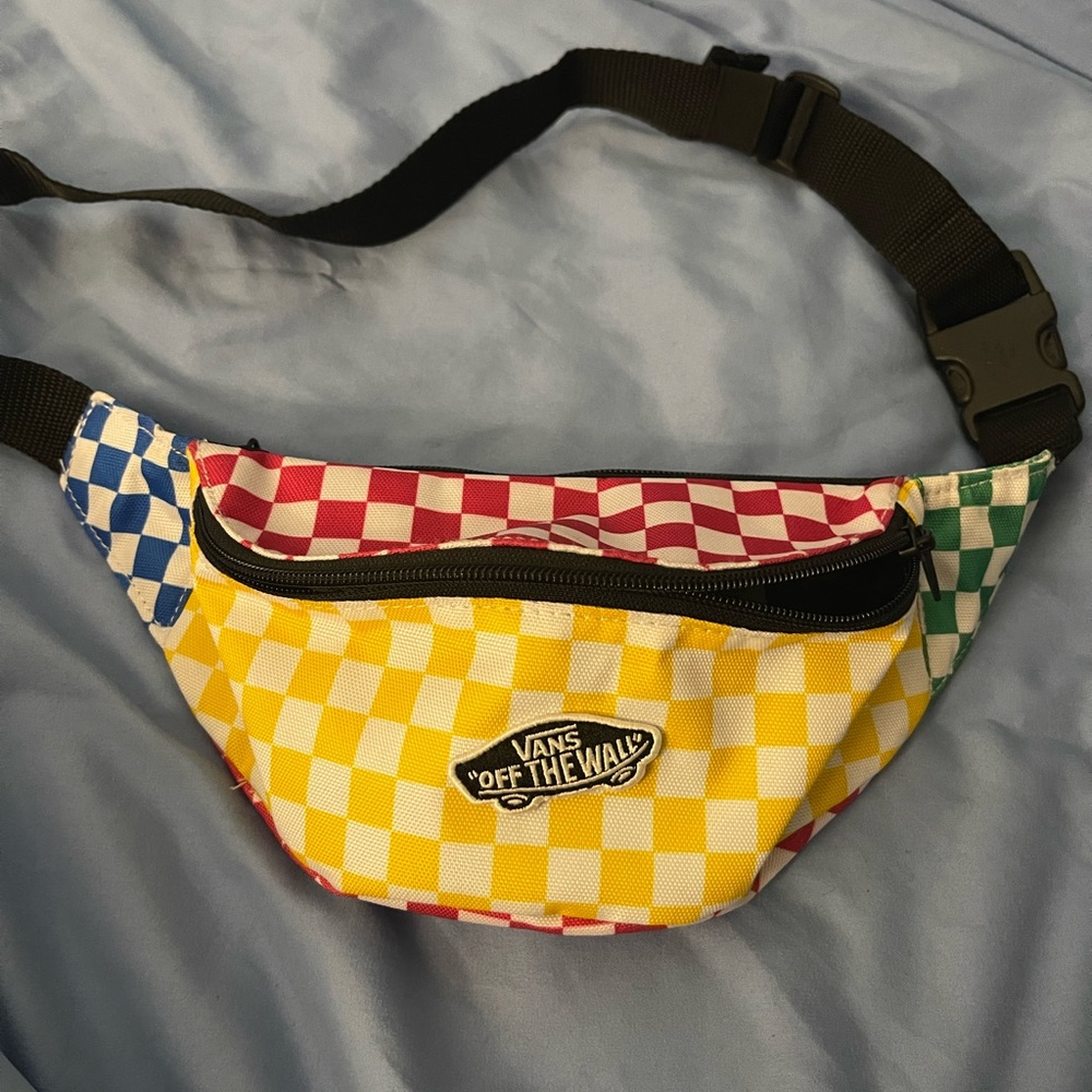 VANS Rainbow Checkered Fanny Pack